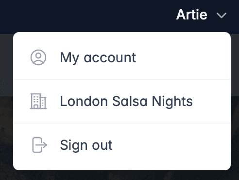 Accessing your account on dancecloud.com
