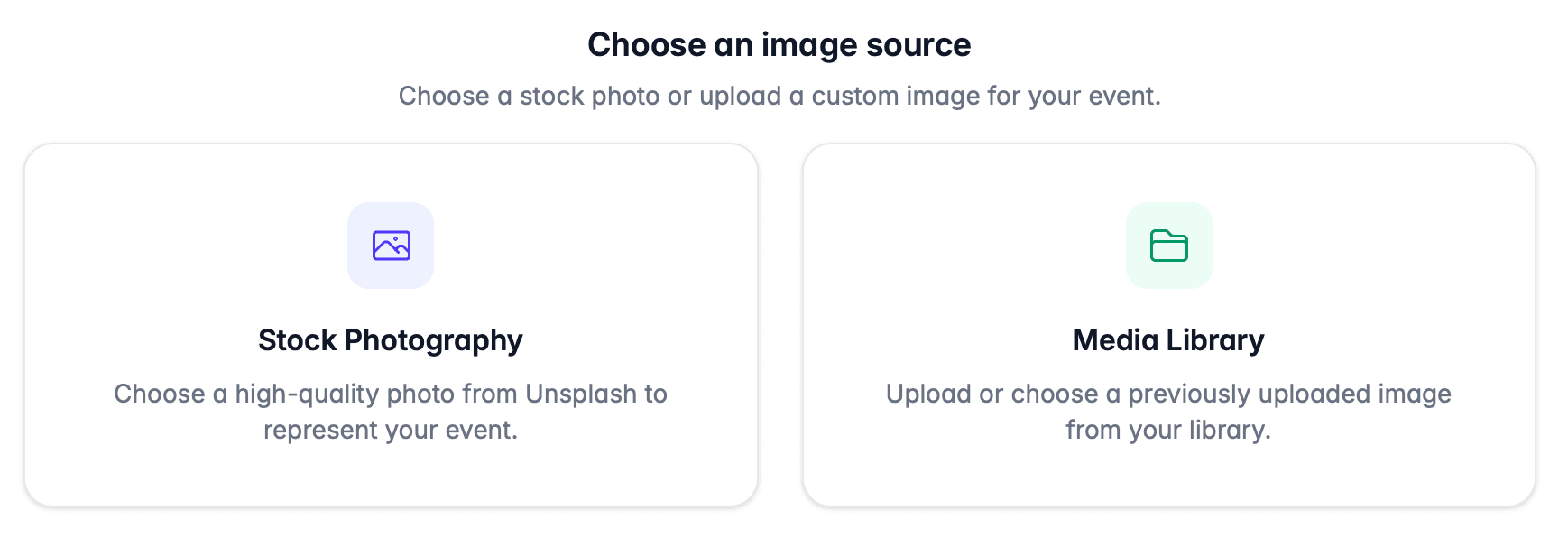 Image choice
