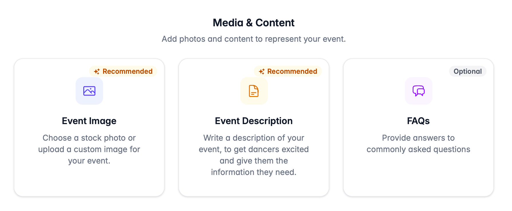 Media & Content step